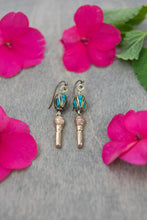 Load image into Gallery viewer, Bronze Microphone earrings