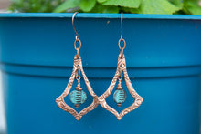Load image into Gallery viewer, Chandelier Earrings in Copper