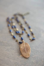 Load image into Gallery viewer, Long - Leaf with Beaded Chain