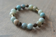 Load image into Gallery viewer, Bracelet - Amazonite and Bronze